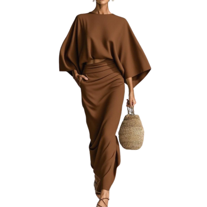 Wanda™ | Stijlvolle loose-fit two-piece rok set