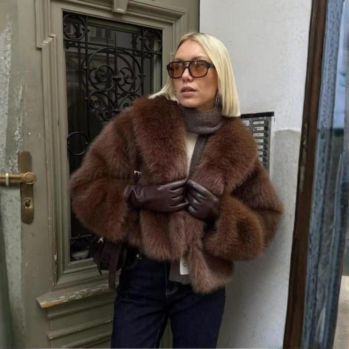 Celestia™ | Chique faux loose fit winter high-end jas