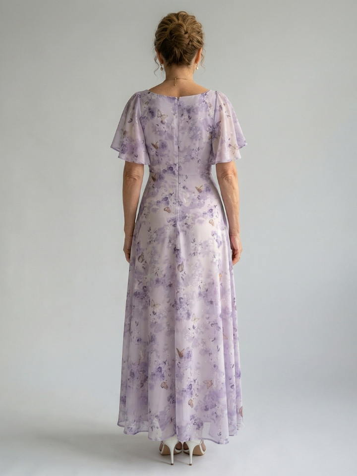 Vaelis | Flutter sleeve midi jurk