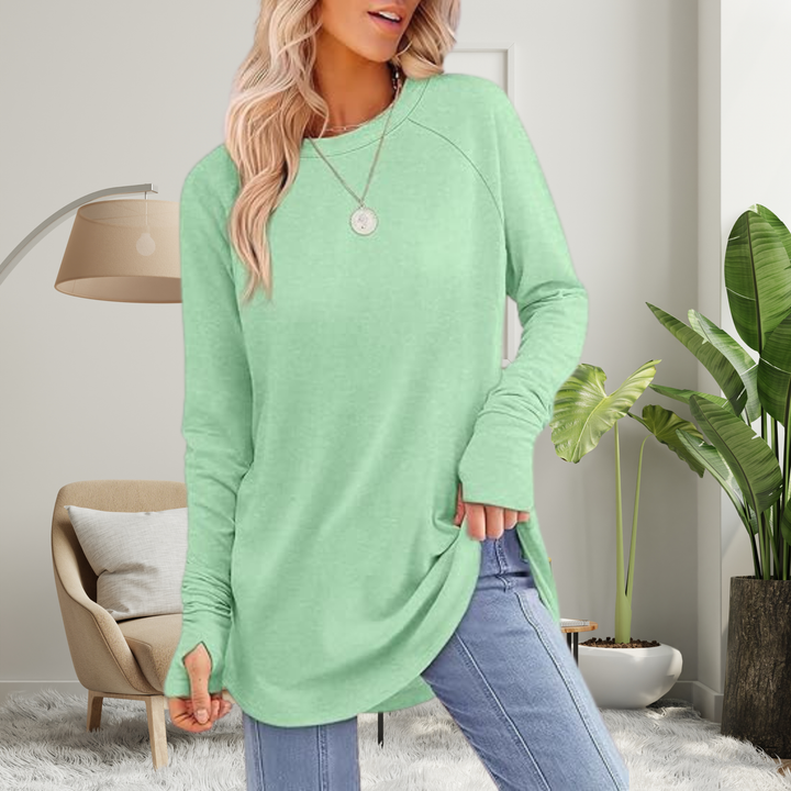 Stellan™ | Casual lange mouwen thumb hole top