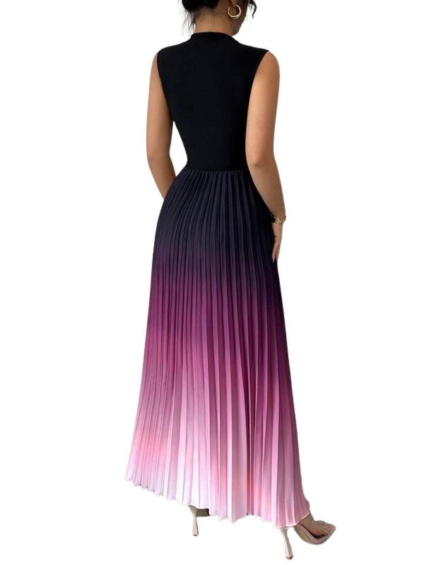 Yza™ | Elegante ombre zonder mouwen avondjurk