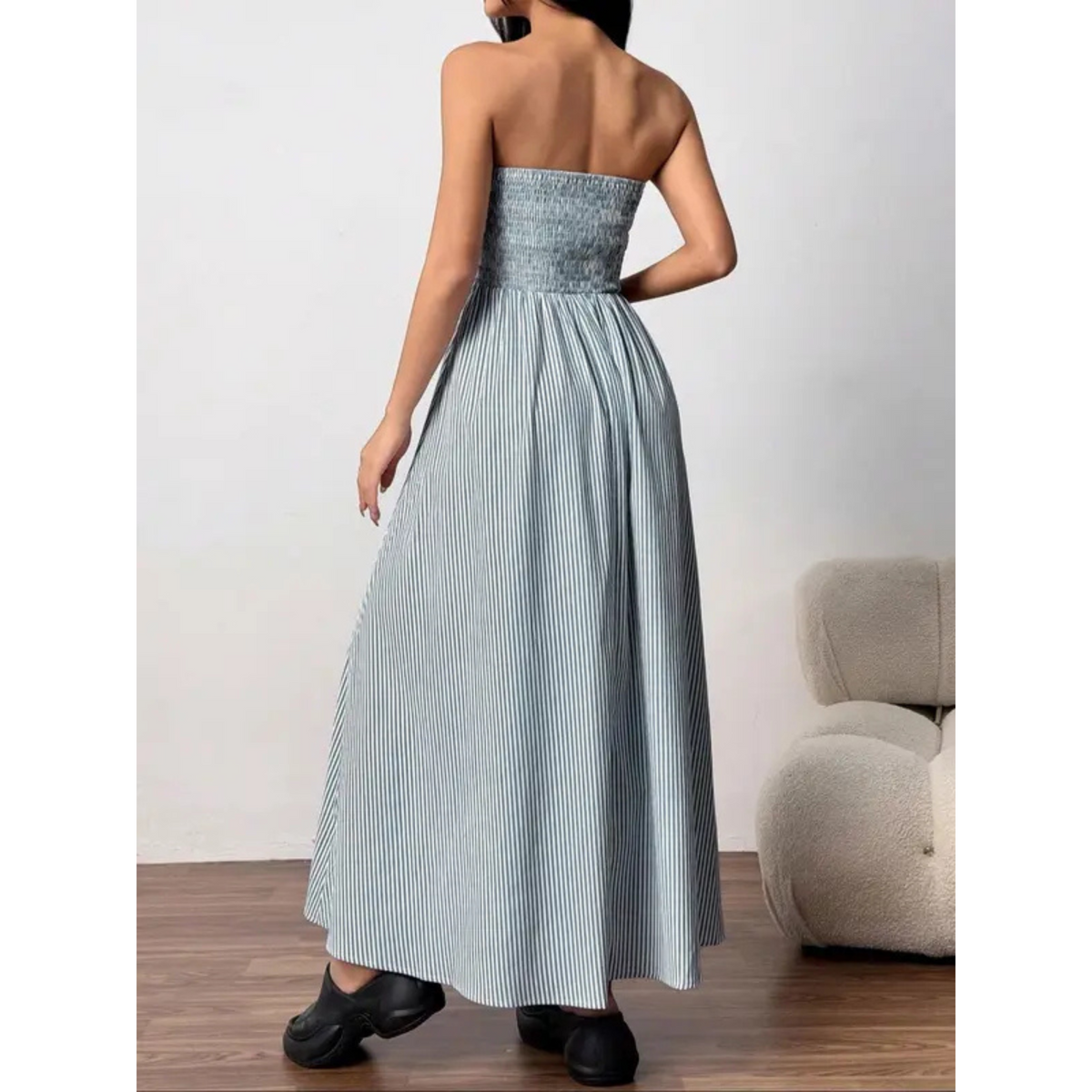 Trelly™ | Klassieke gestreepte summer tube maxi jurk