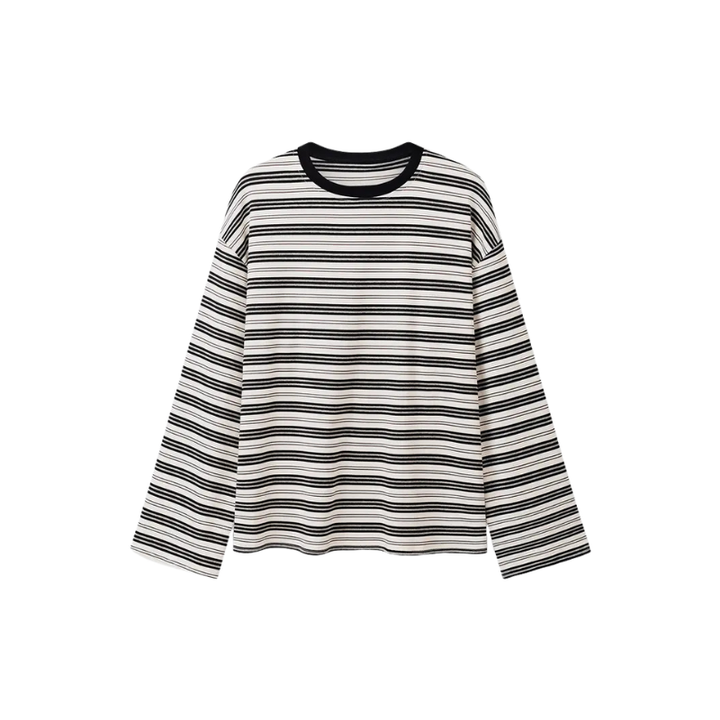 Laiza™ | Moderne lange mouwen gestreepte shirt