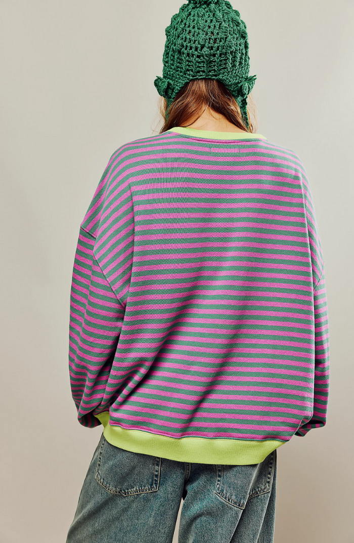Ashley | Playful gestreepte trui