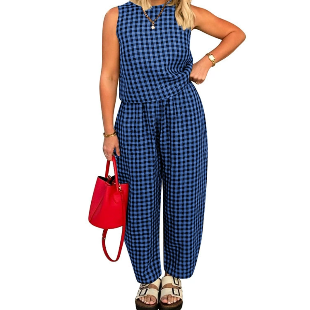 Shaniah™ | Loose fit pocket crop top & broek set