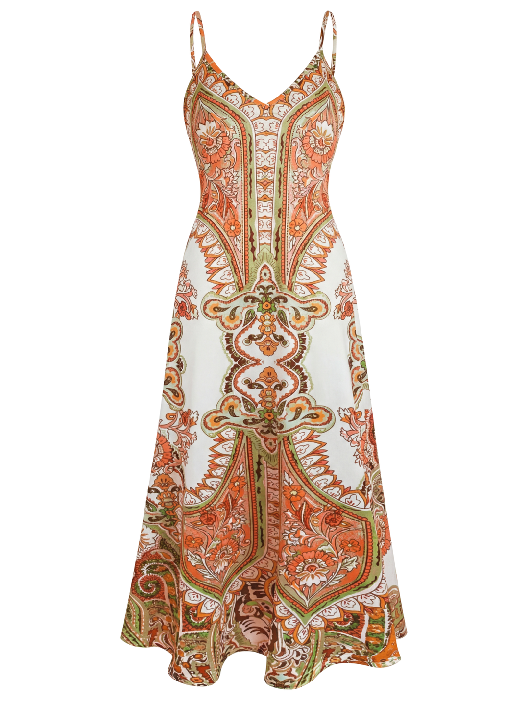 Sammy | Boho bloemen print zonder mouwen jurk
