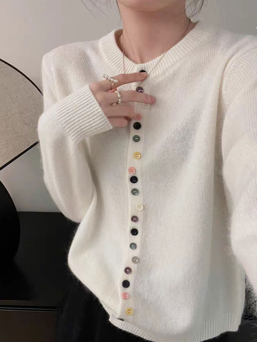 Aaliyah™ | Elegante buttoned knit vest