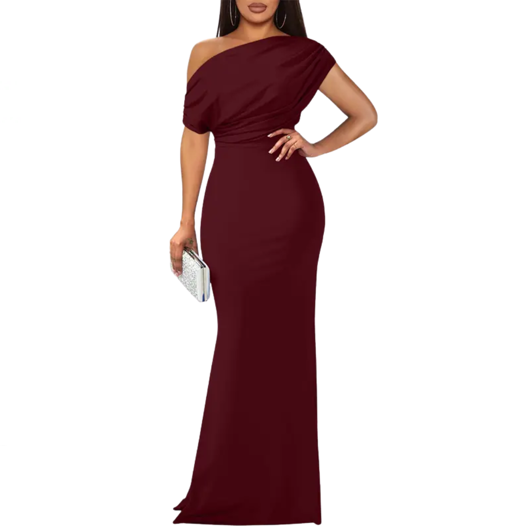 Vivara™ | Zonder mouwen off-shoulder bodycon avondjurk