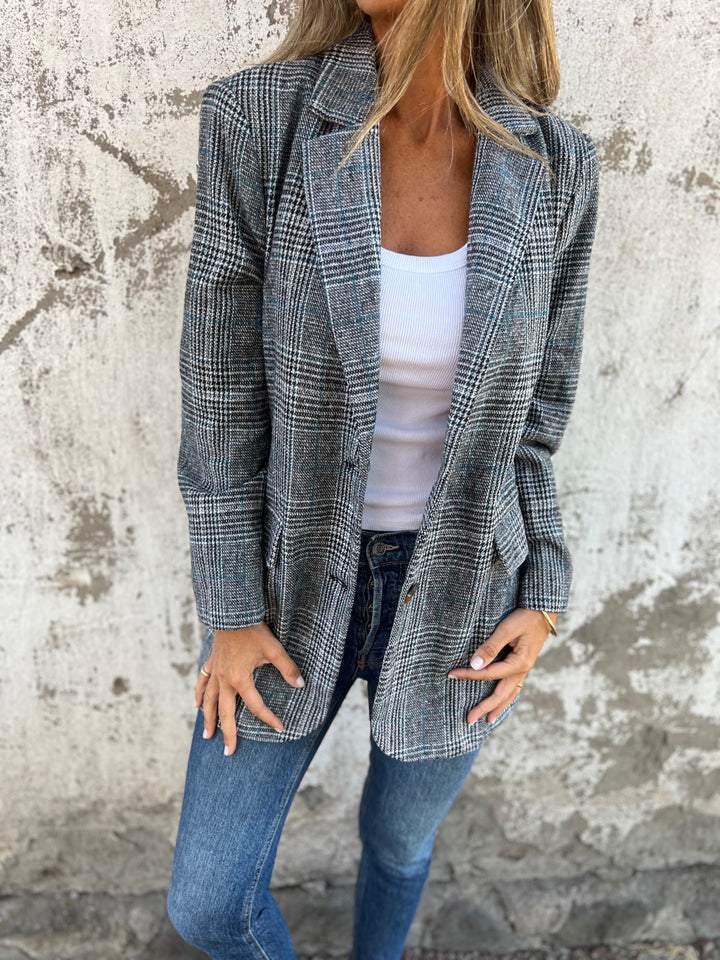Lucinda™ | Klassieke plaid blazer