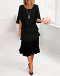 Ann | Elegante midi jurk
