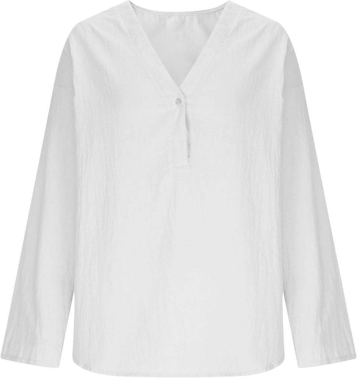 Cora | Luchtige Linnenmix Blouse met Driekwartsmouwen