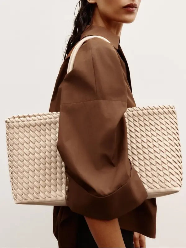 Lindsay™ | Elegante woven shopper for casual daily use
