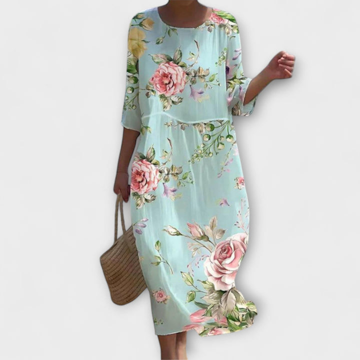 Shae™ | Elegante bloemen maxi jurk