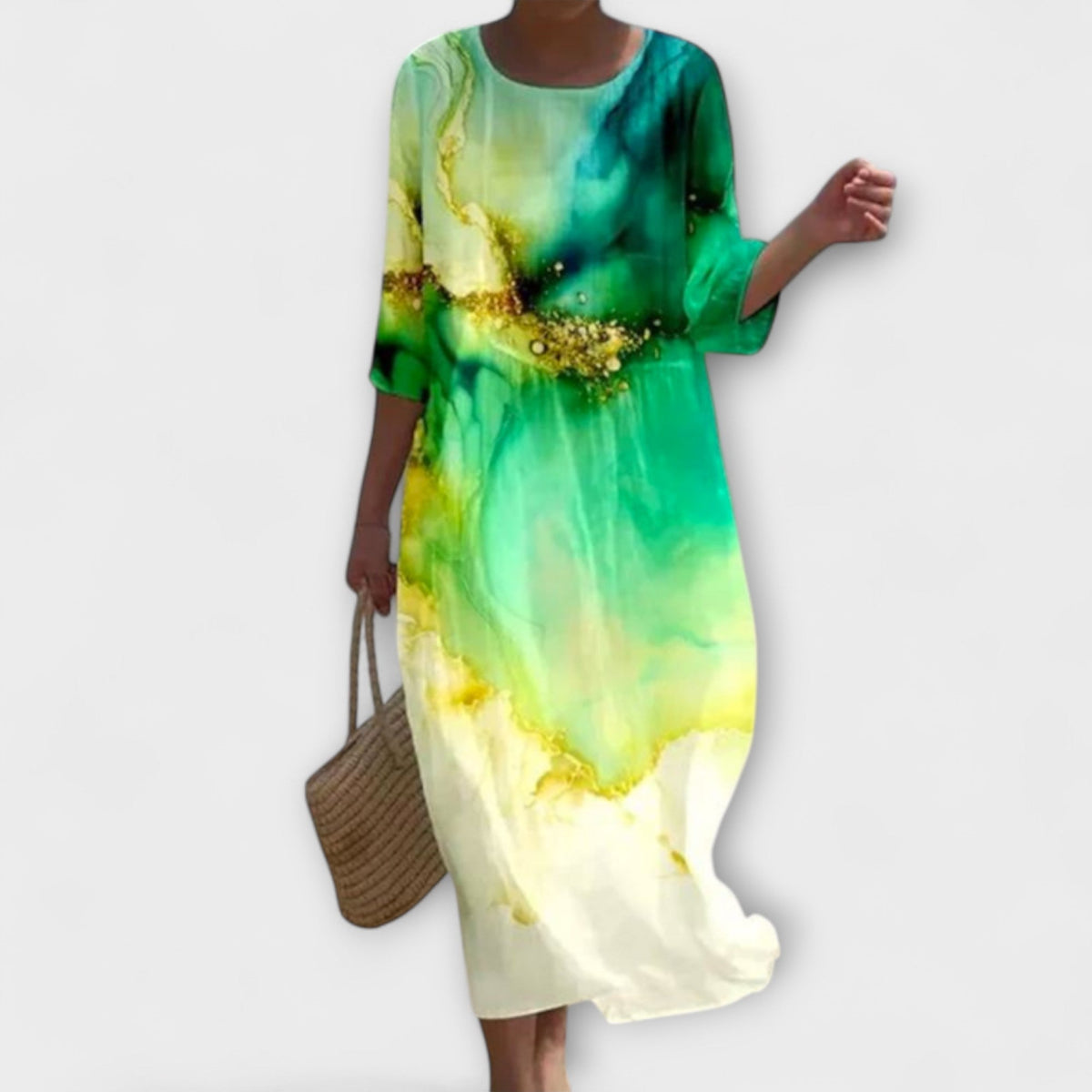 Shae™ | Elegante bloemen maxi jurk