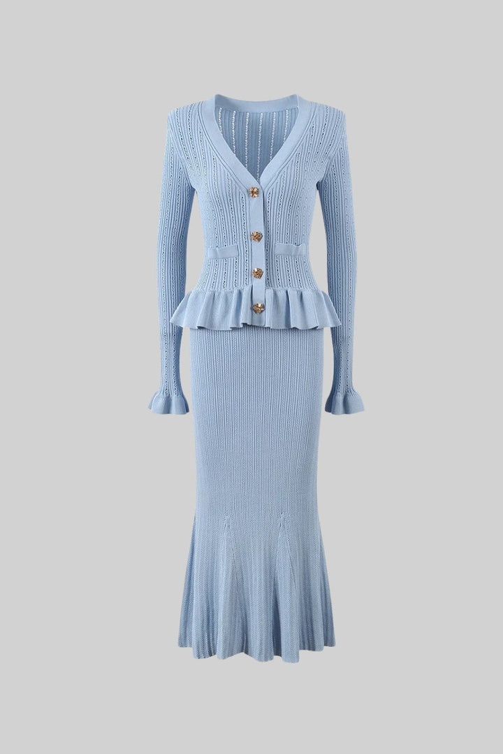 Evelisse | Knit tweedelige set