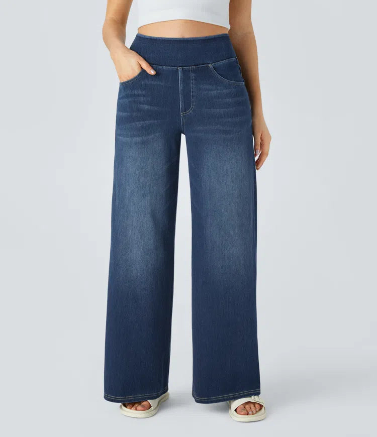 Solène™ | Relaxed-fit wide-leg jeans