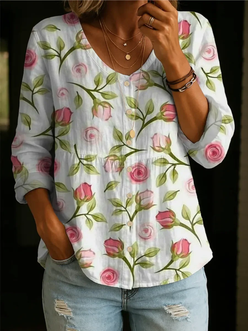 Melissa | Blouse with bloemen print