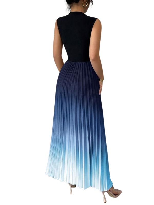 Yza™ | Elegante ombre zonder mouwen avondjurk