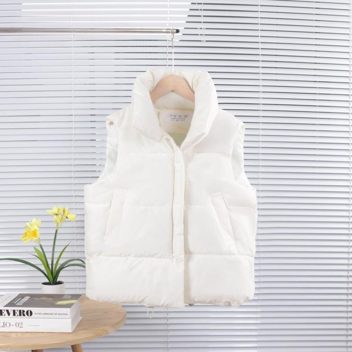 Alula™ | Comfy oversized high neck zonder mouwen puffer jas