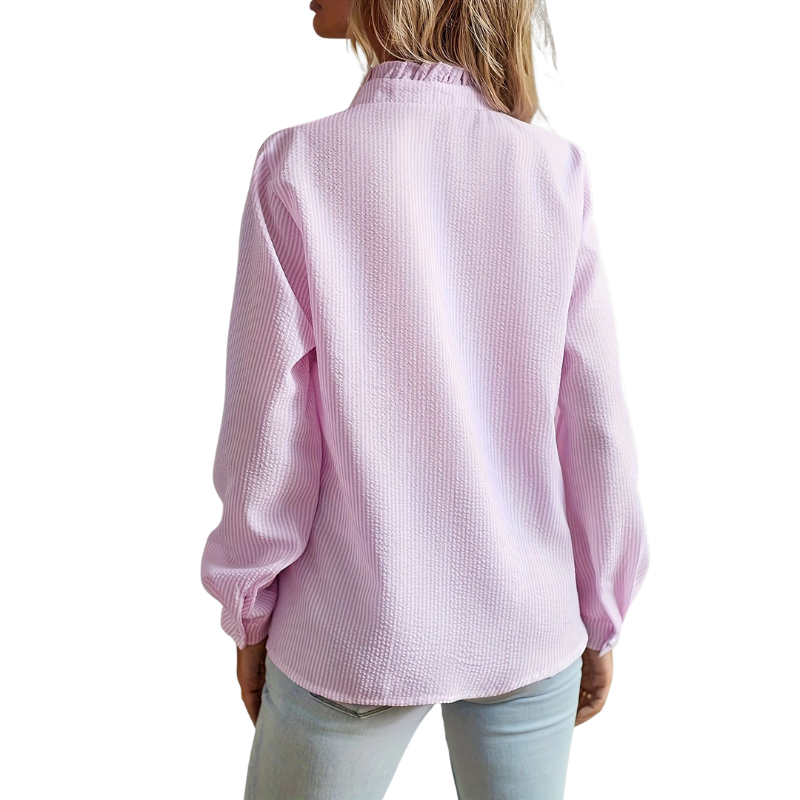 Honey™ | Contemporary ruffle trim blouse
