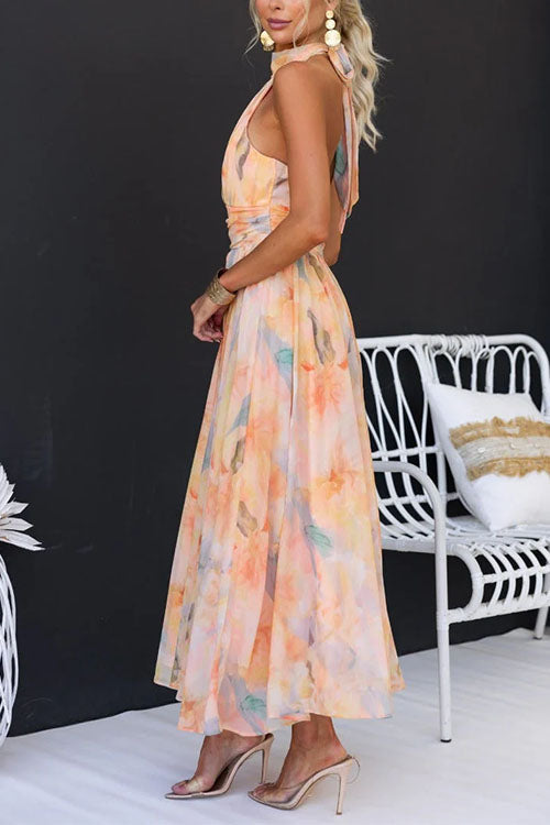Florence | Bloemen maxi jurk