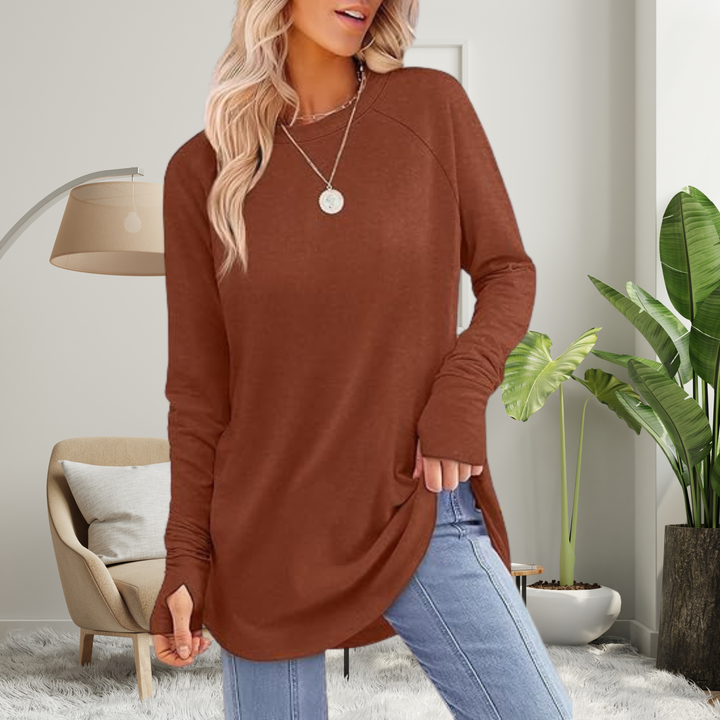 Stellan™ | Casual lange mouwen thumb hole top
