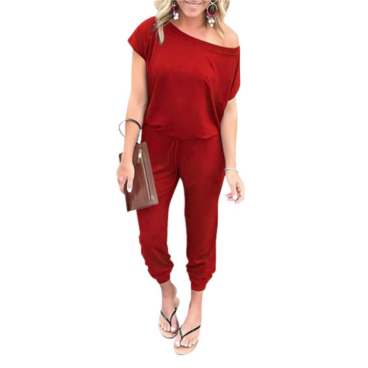 Adelfa™ | Effortless off-shoulder summer lounge playsuit