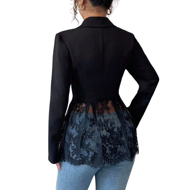 Alexa™ | Elegante lace tailored moderne blazer