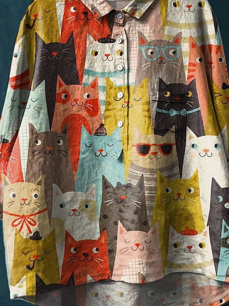 Sheena™ | Cat art shirt