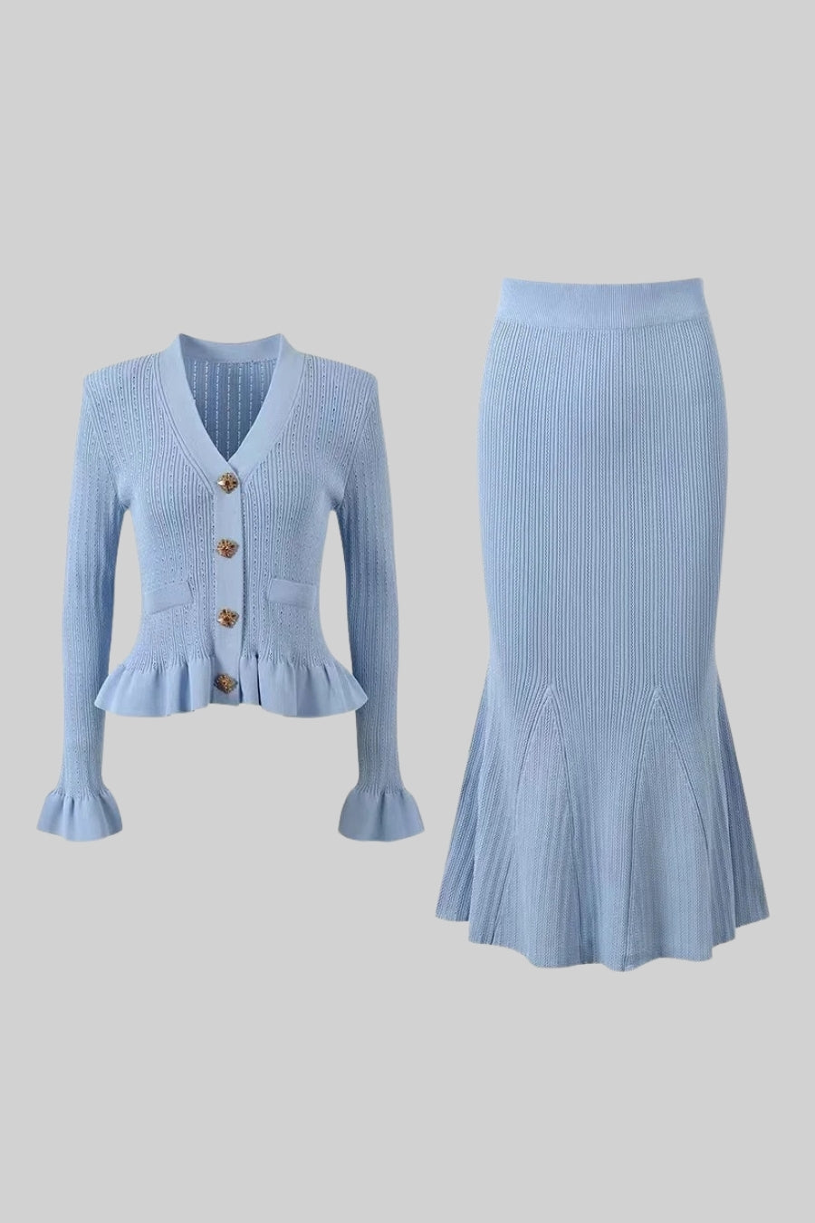 Evelisse | Knit tweedelige set