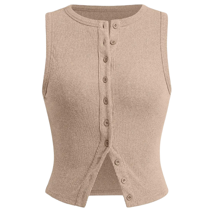 Kylie™ | Klassieke ribbed casual crop top
