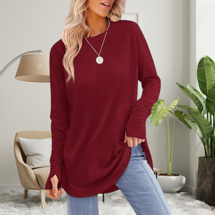 Stellan™ | Casual lange mouwen thumb hole top