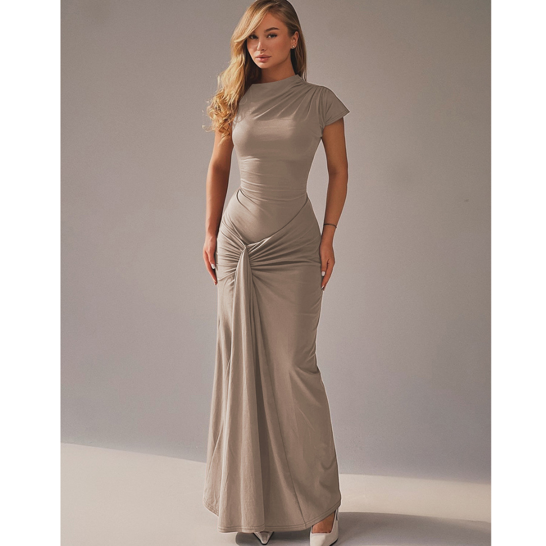 Nicolet™ | Formal tie back bodycon avondjurk