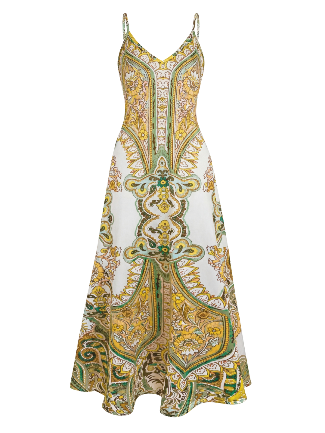 Ottilie™ | Boho bloemen print zonder mouwen jurk