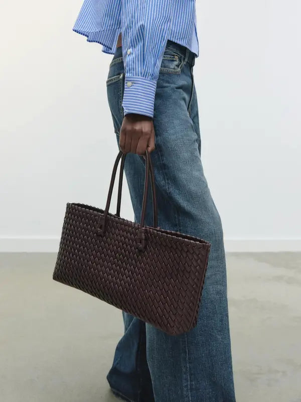 Lindsay™ | Elegante woven shopper for casual daily use
