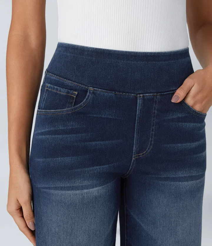 Solène™ | Relaxed-fit wide-leg jeans