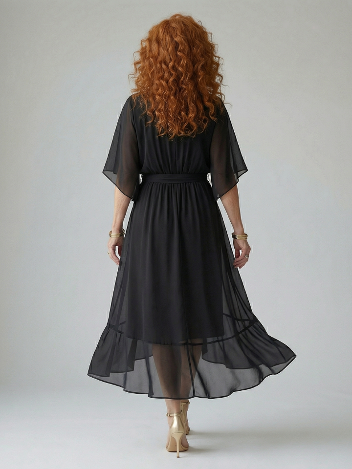 Elric | Light drape midi jurk