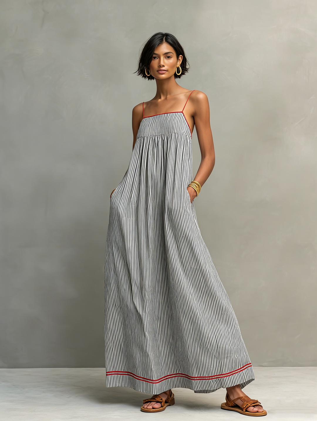 Pamela | Luchtige zomer maxi jurk