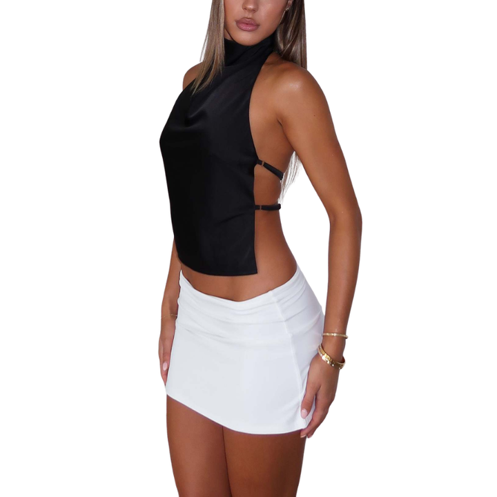 Chinie™ | Chique zonder mouwen halter neck blouse