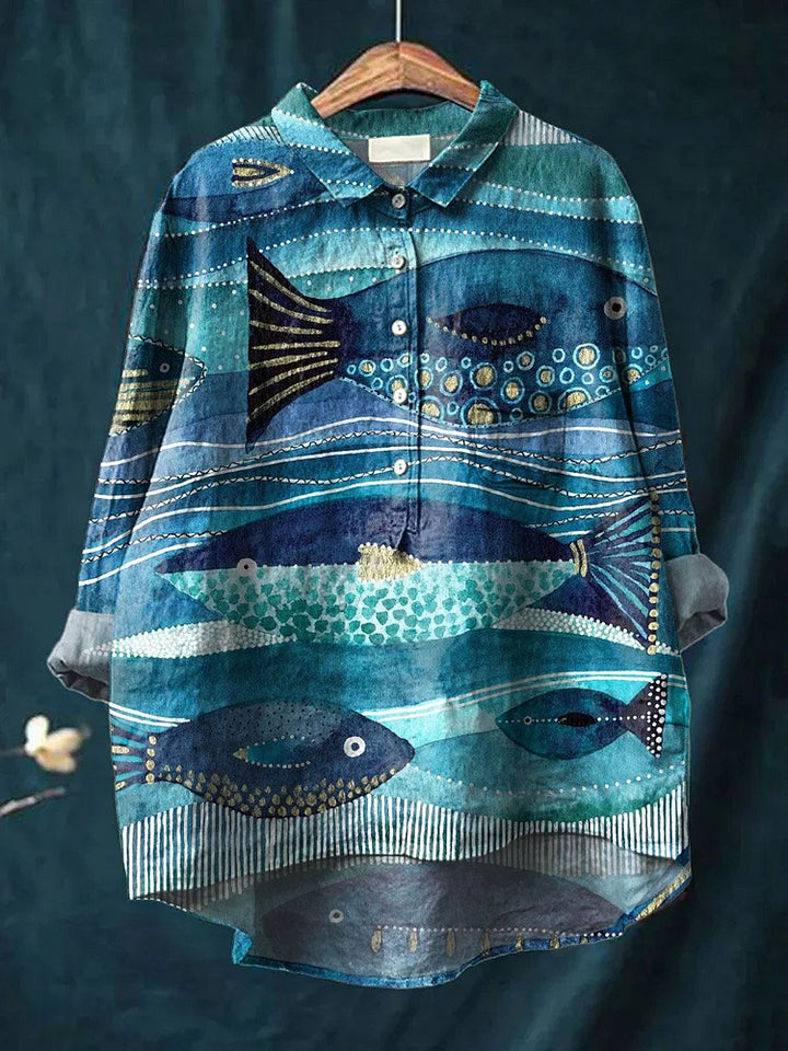 Jacky™ | Ocean art shirt