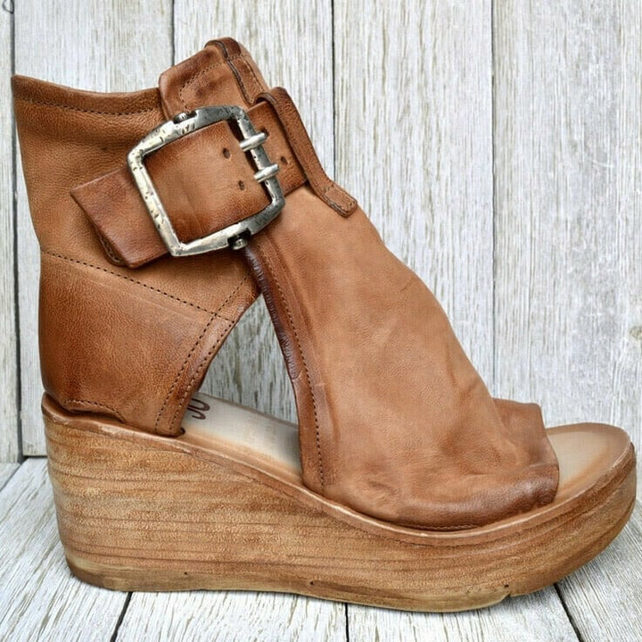 Elana | Stijlvolle orthopedische boho sleehaksandalen