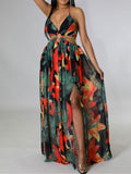 Vanina™ | Radiant bloemen maxi jurk