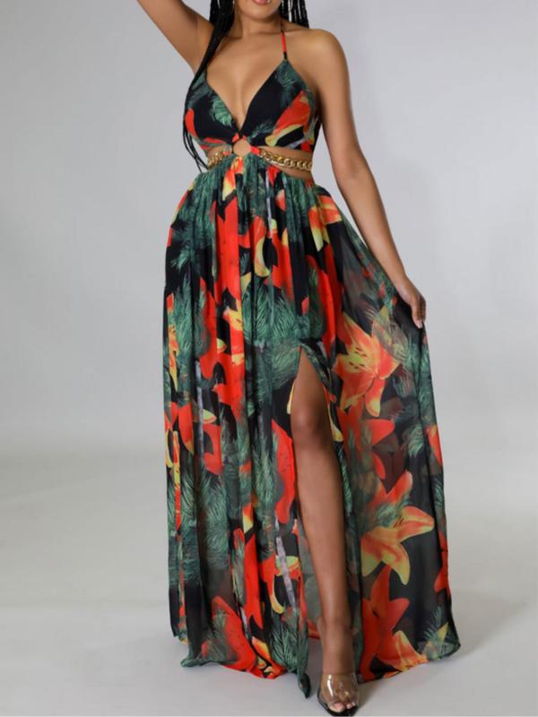 Vanina™ | Radiant bloemen maxi jurk