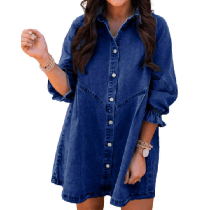 Renee™ | Stijlvolle puff sleeve mini jurk
