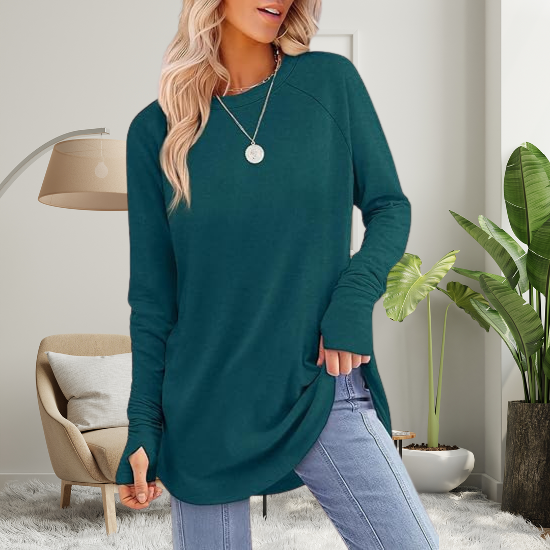Stellan™ | Casual lange mouwen thumb hole top