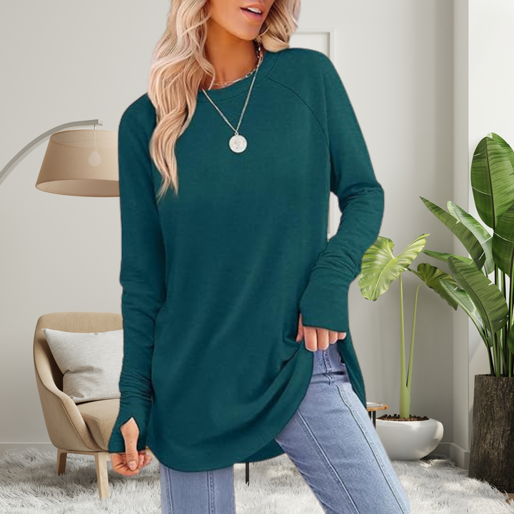 Stellan™ | Casual lange mouwen thumb hole top