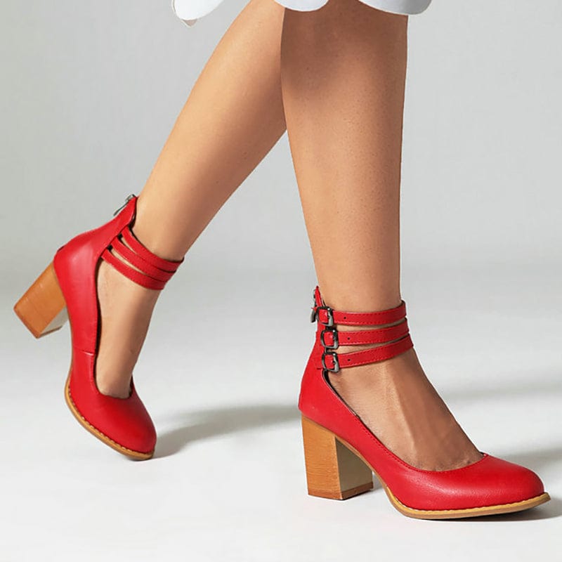 Ariana | Triple buckle hakken