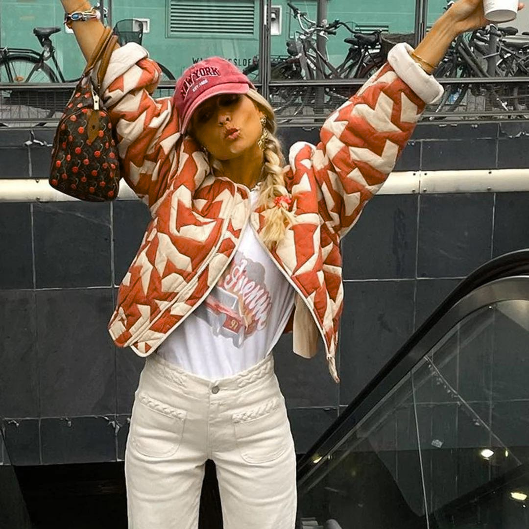 Nicole™ | Trendy met print jas