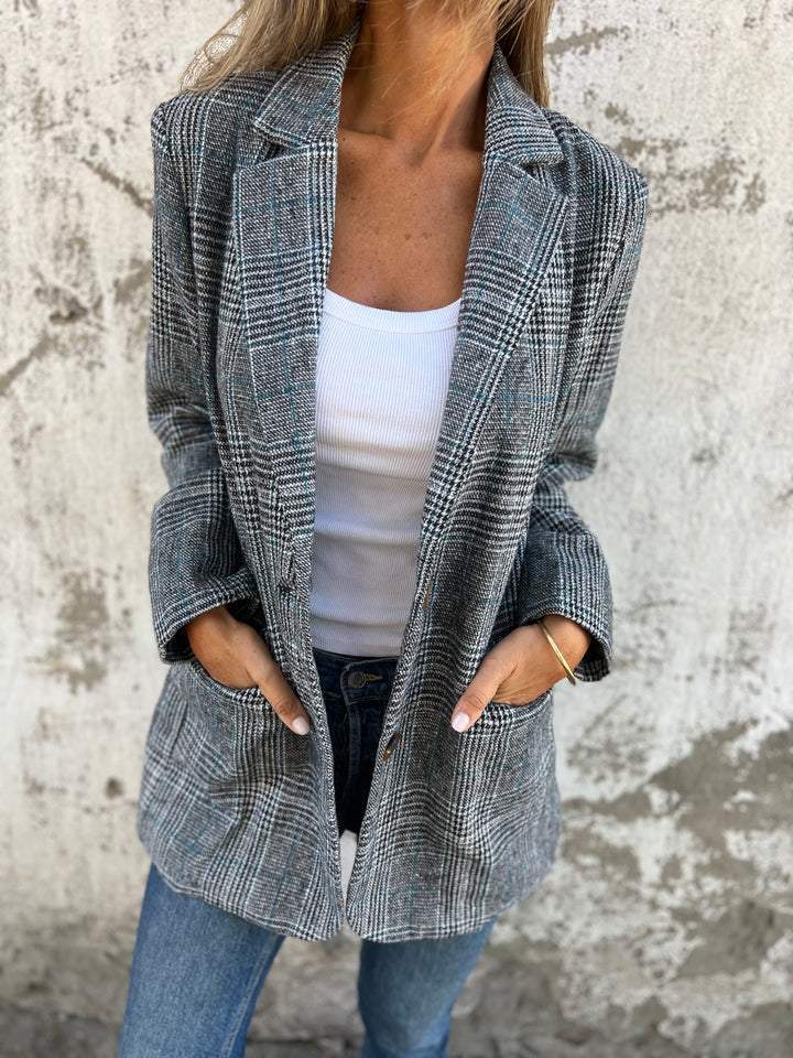 Lucinda™ | Klassieke plaid blazer