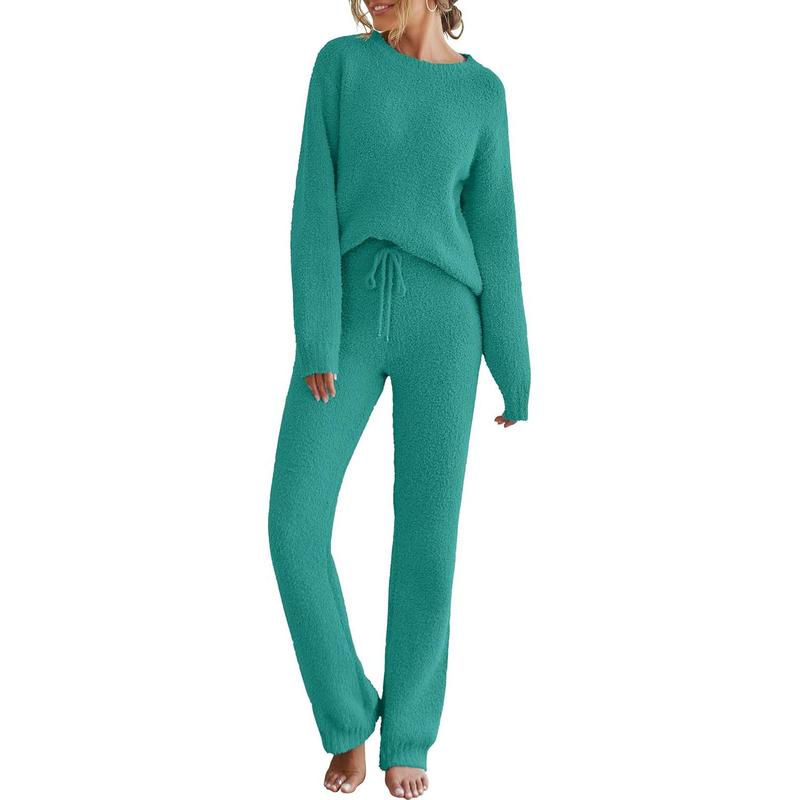 Angel™ | Dames cozy pajama set fuzzy fleece 2-piece lounge trui for winter